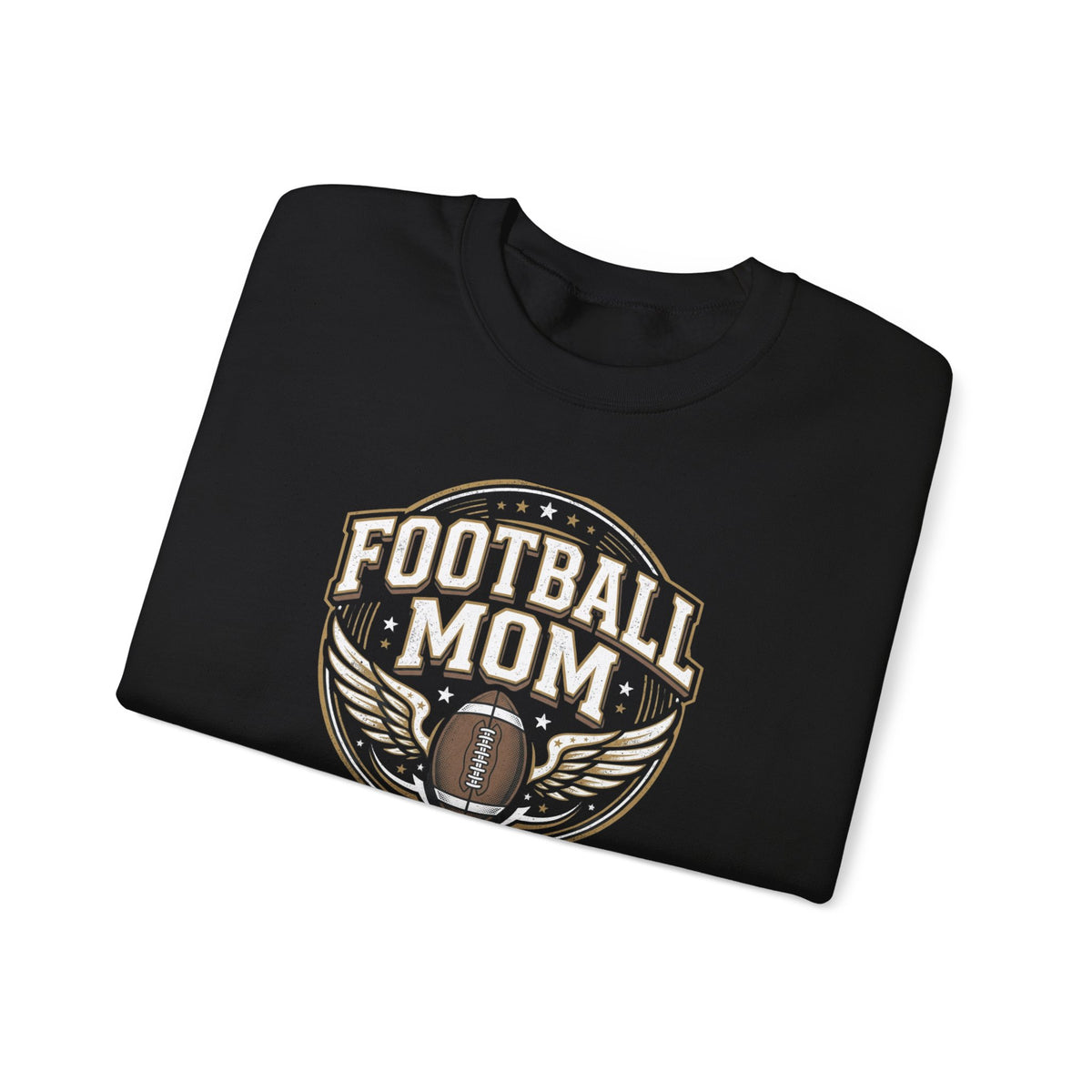 Football Mom Crewneck Sweatshirt — Vintage Football Mom Pullover