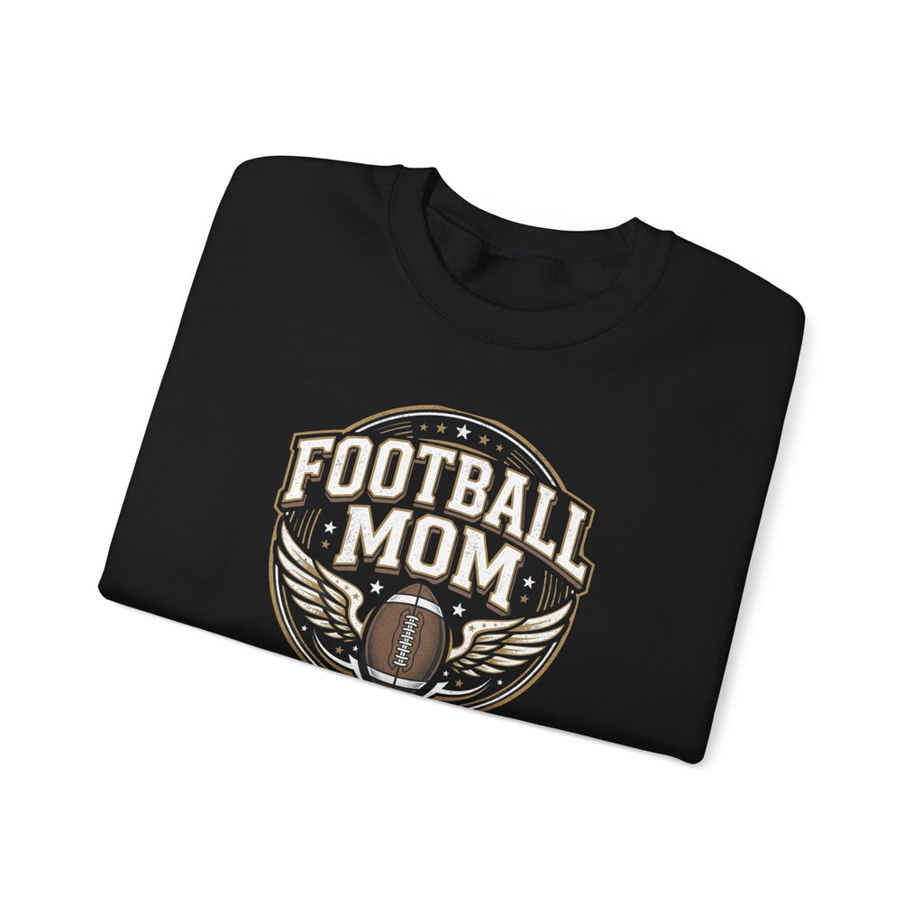 Football Mom Crewneck Sweatshirt — Vintage Football Mom Pullover