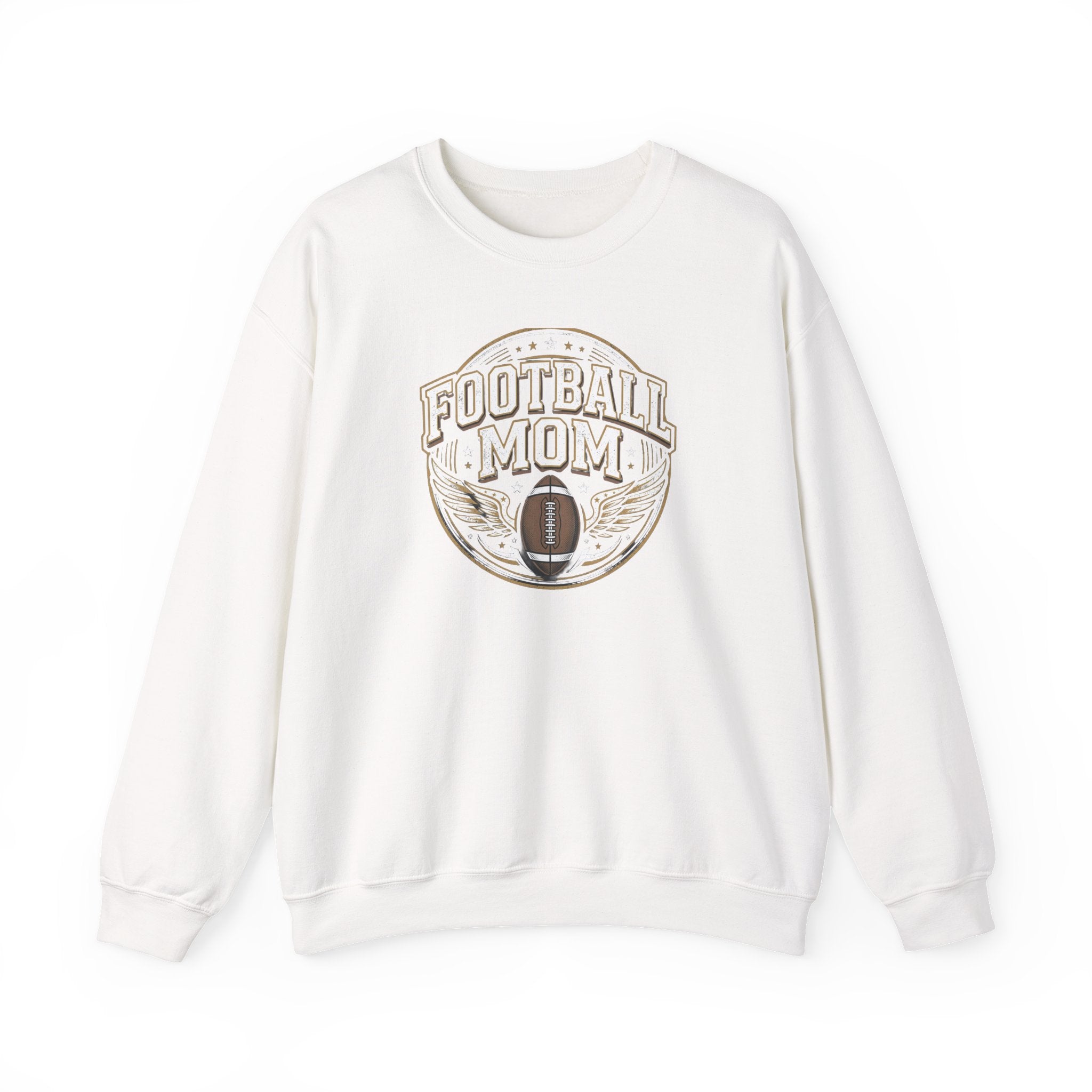 Football Mom Crewneck Sweatshirt — Vintage Football Mom Pullover