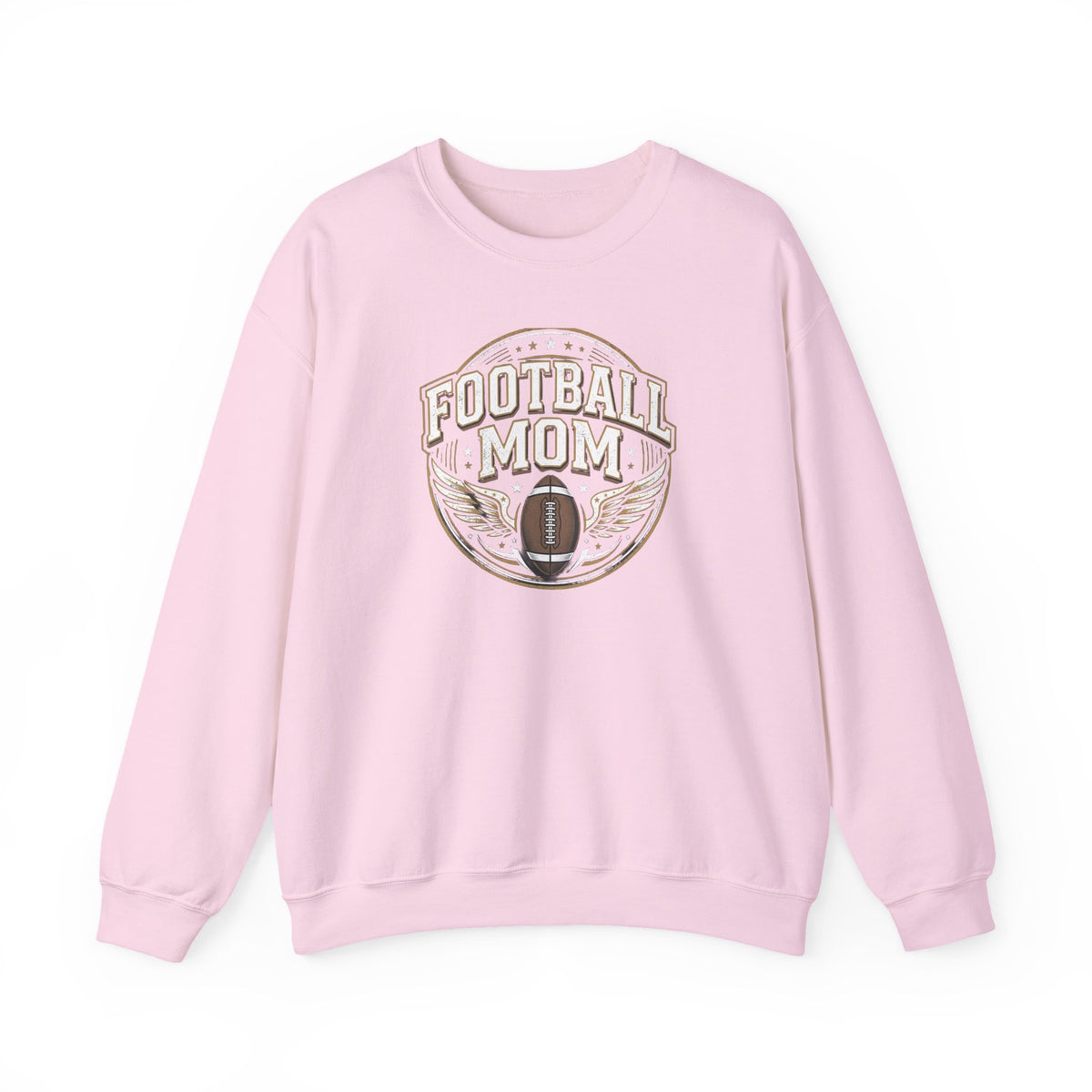 Football Mom Crewneck Sweatshirt — Vintage Football Mom Pullover