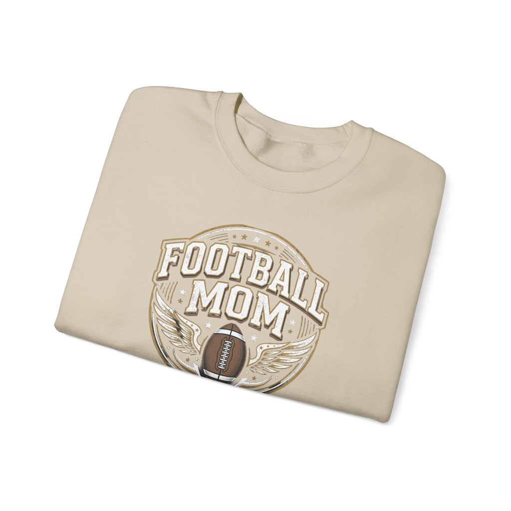 Football Mom Crewneck Sweatshirt — Vintage Football Mom Pullover