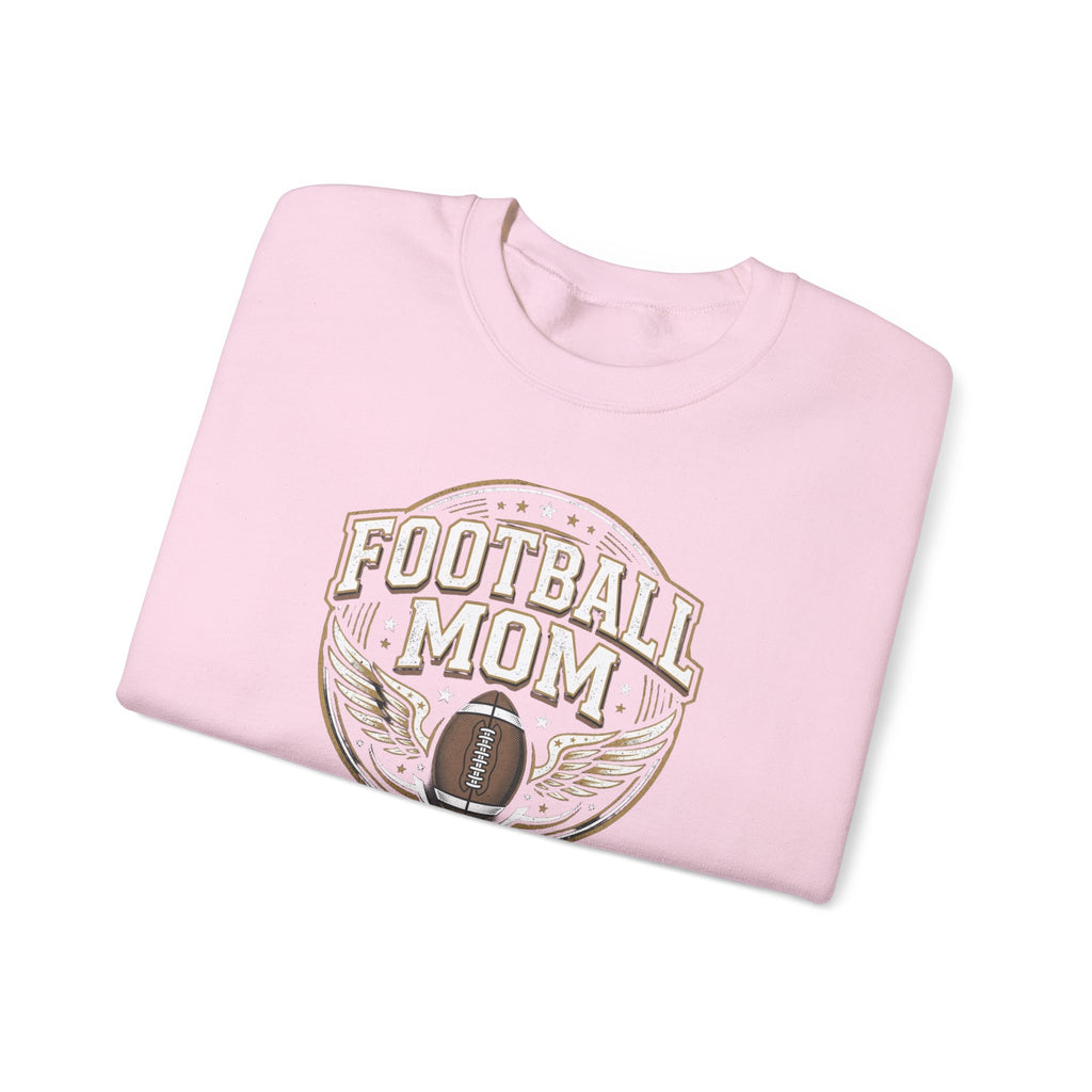 Football Mom Crewneck Sweatshirt — Vintage Football Mom Pullover