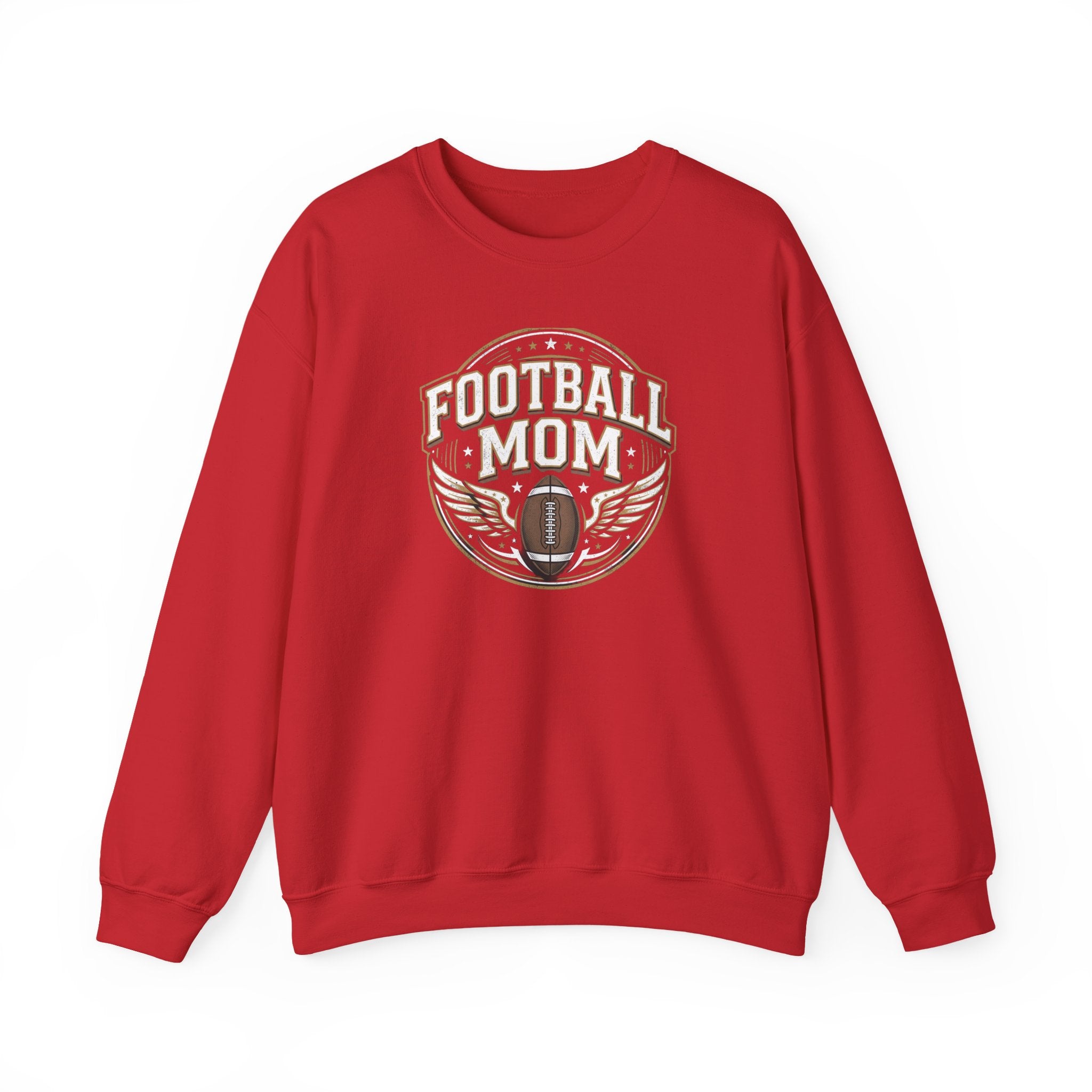 Football Mom Crewneck Sweatshirt — Vintage Football Mom Pullover