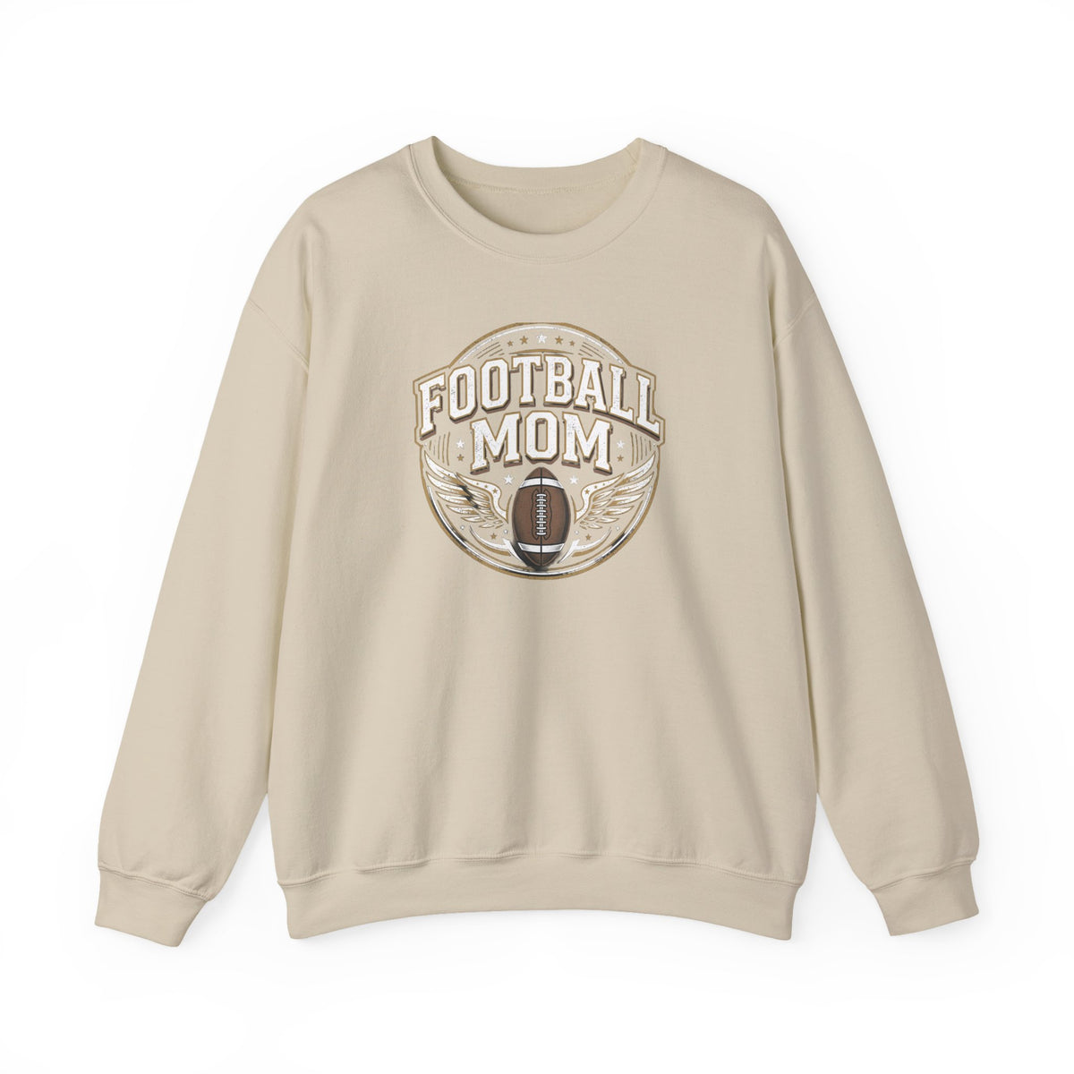 Football Mom Crewneck Sweatshirt — Vintage Football Mom Pullover