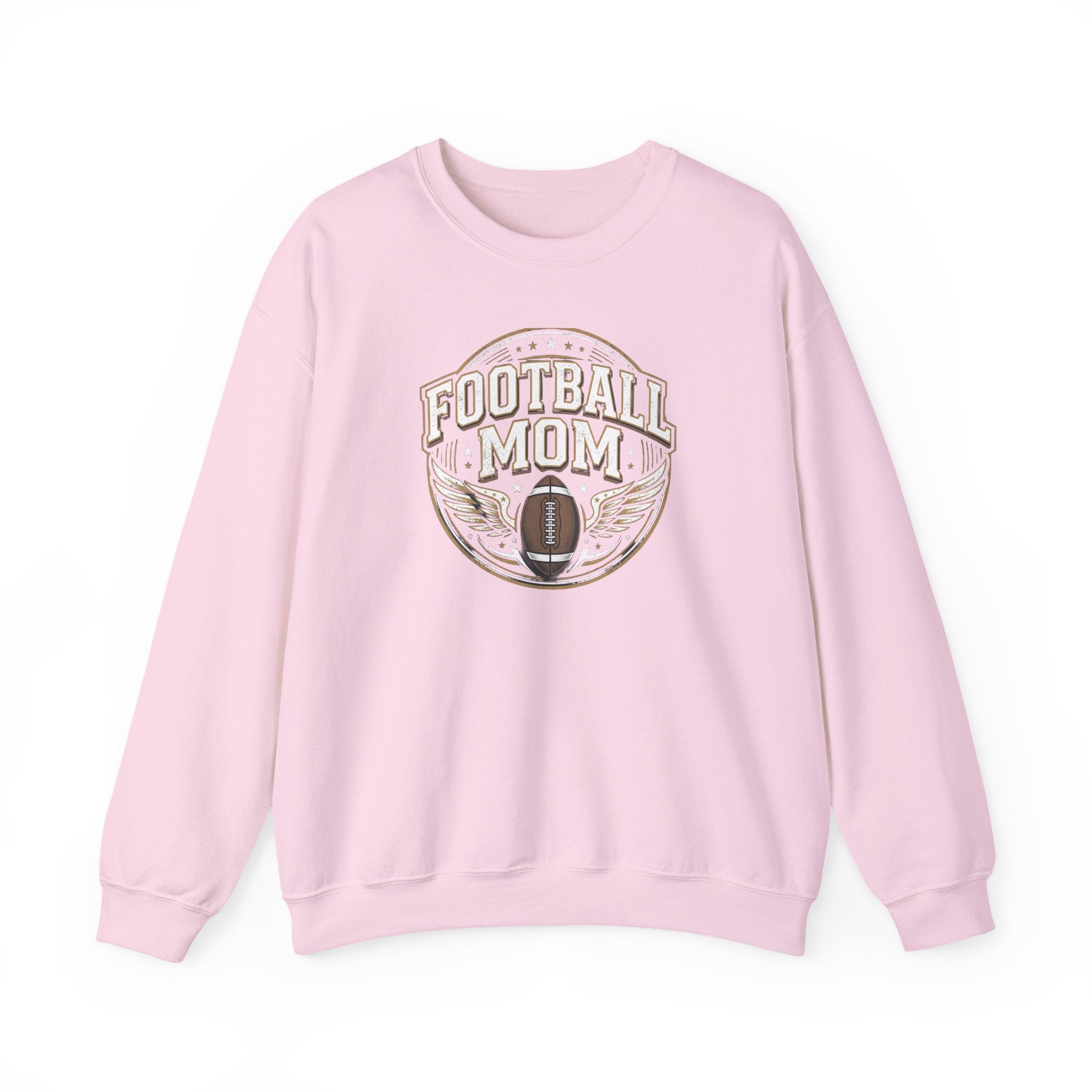 Football Mom Crewneck Sweatshirt — Vintage Football Mom Pullover