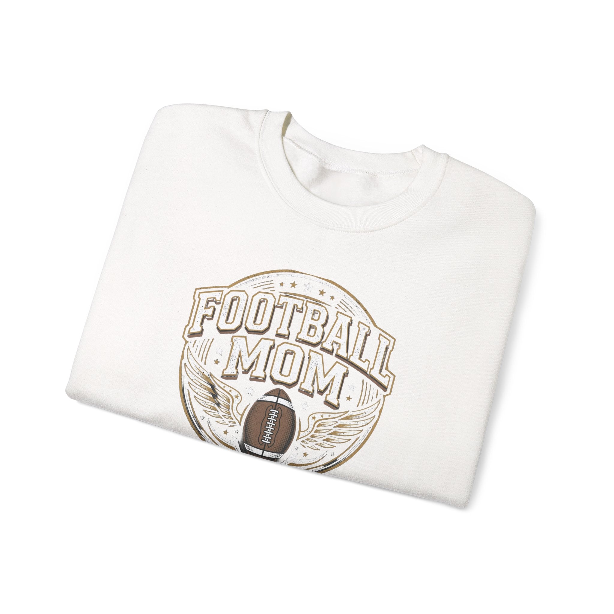 Football Mom Crewneck Sweatshirt — Vintage Football Mom Pullover