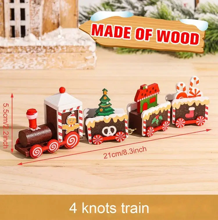 Christmas Train Merry Christmas Decorations For Home 2026 Cristmas Ornament Xmas Navidad Noel Gifts Happy New Year 2026 Gifts